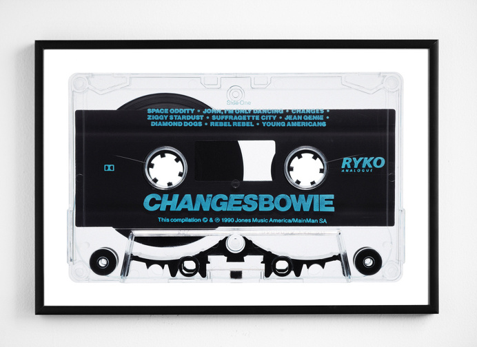 David Bowie - Changes cassette - Limited edition of 10 - © Julien Roubinet #cassette #tape #bowie