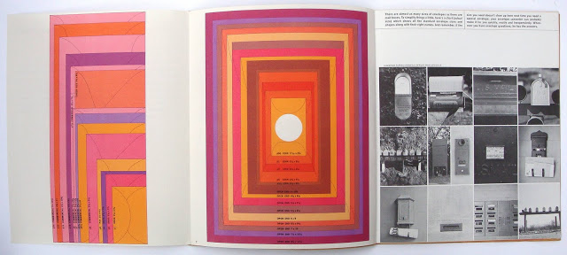 colour, stationery, envelope, mail, book, print, 1960s