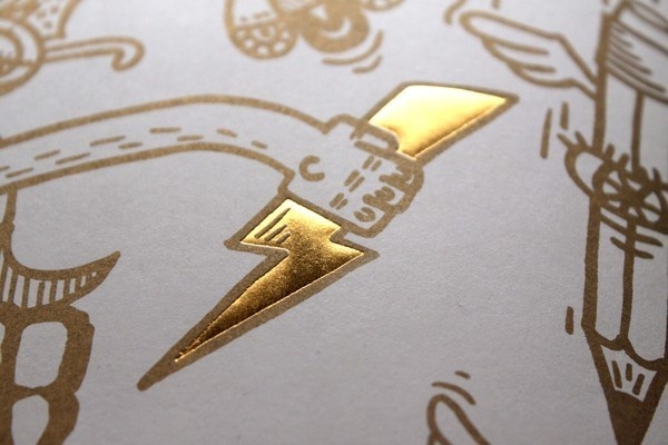 Illustrated Roma Alphabet Book on the Behance Network #thunder #golden