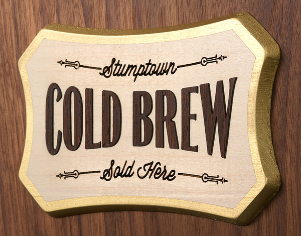 Stumptown Cold Brew: Plaques, Clocks & More / The Official Manufacturing Company #logo #cold #stumptown #brew