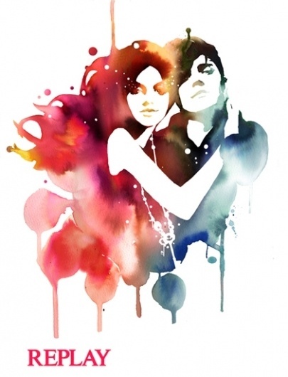 Watercolour : Stina Persson #fashion #artwork #watercolor #art