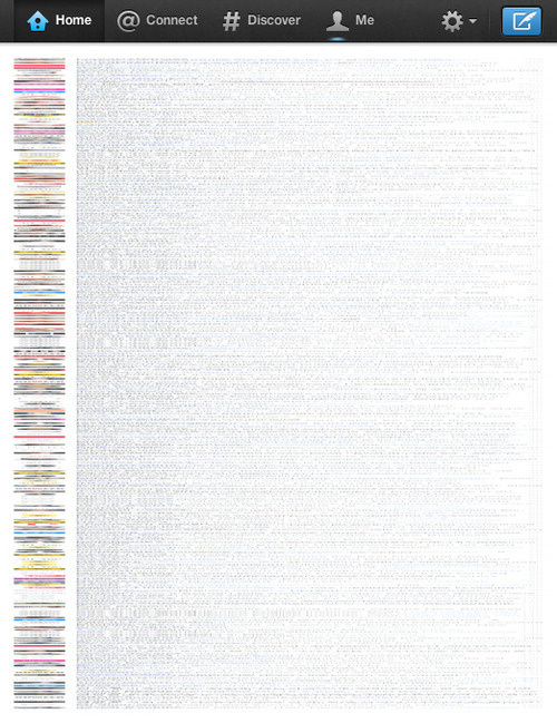 Twitter: Â April 11, 2013 Â / Â 18 hours Â / Â Pages Height:Â 24891 px #zip #twitter #feed #social