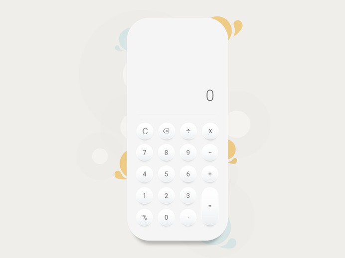 Calculator - Mobile App mobile app mobile minimal app design ux ui calculator design calculator app calculator ui calculator