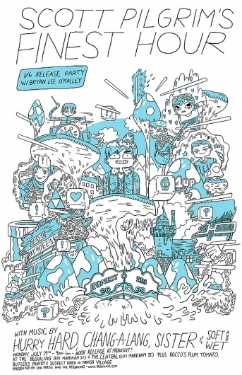Scott Pilgrim's Finest Hour #pilgrim #comic #illustration #poster #scott