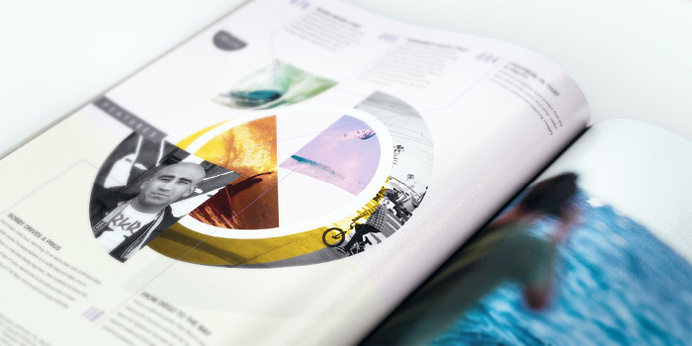 Surfing Magazine Editorial 2012 - Joy Stain #surf #surfing #print #layout #editorial #magazine #typography