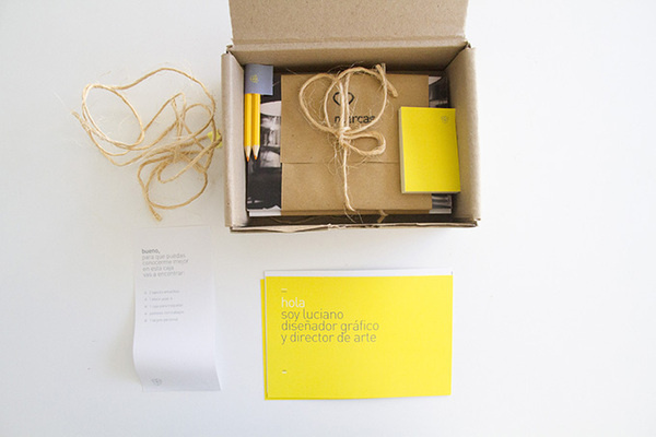 Self promotion on Behance #package
