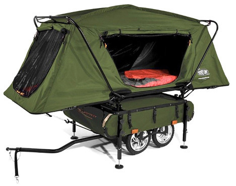 bike camper #camper #bicycle #sleeper #camping #trailer