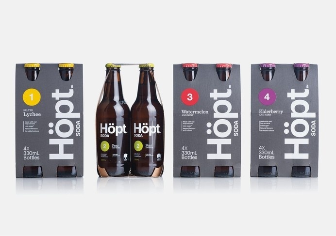 Best Awards - Shine & Inhouse. / Hӧpt #packaging #beverage #bottle
