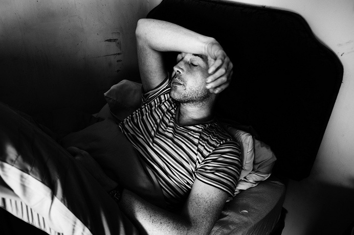Small Town Inertia – M J Mortram #humans #white #sleeping #black #photography #and #tired