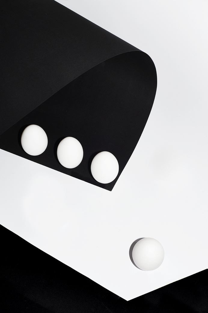 nicolaspolli: From the projectÂ 176.10965.44 Berlin, 2014 #pingpong #circle #white #black