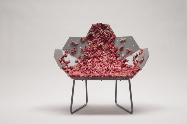 Modular Blush Chair Furniture #interior #design #decor #home #furniture #architecture