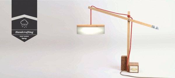 HANDCRAFTING - rainy sunday lamp #lamp #handcrafted #oak #design #desklamp #wood #furniture #industrial #handcrafting #light