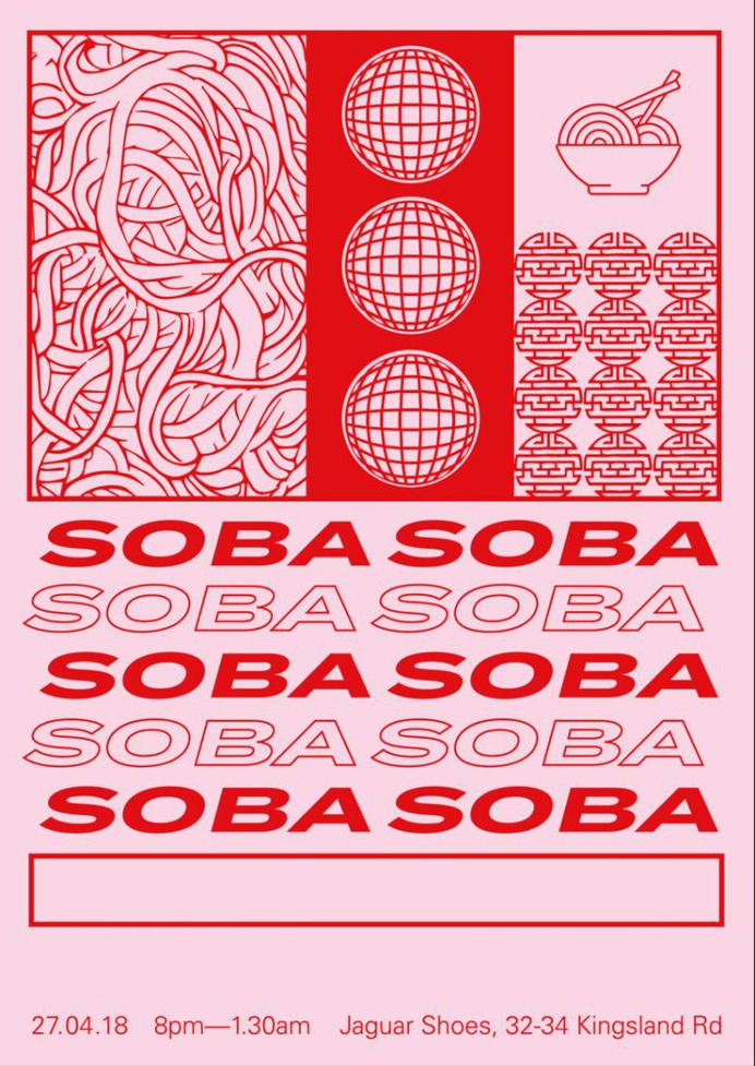 SOBA event poster
