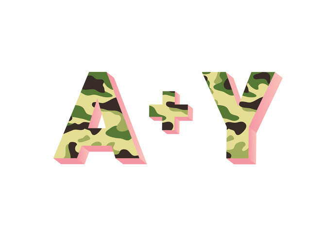 A+Y-01.jpg #camo #camouflage #type #3d #typography