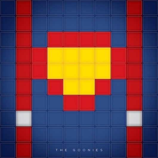 MOVIES BY SHIRT - set 1 on the Behance Network #design #graphic #pixel #minimal #art #movies
