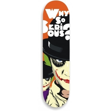 A CLOCKWORK JOKER SK8 by BUTCHER BILLY #skate #art