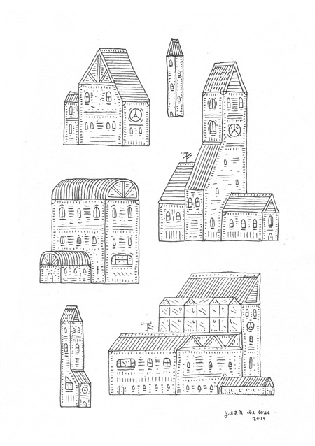 jean de wet - Archive #wet #de #illustration #houses #jean