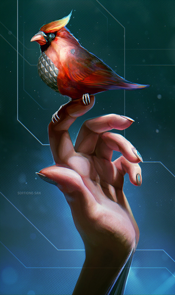 Robo Bird by Dandelion-s