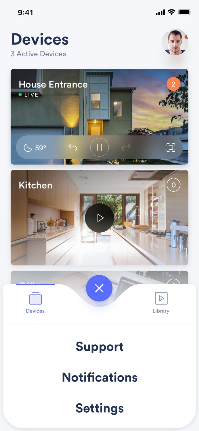 Smart Security Camera App
