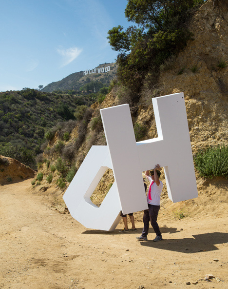 Falling Icon in Los Angeles by Ordinary Architecture #hollywood