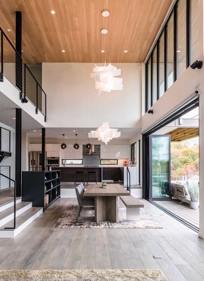 Light-Filled Alternative to a Traditional Suburban Residence