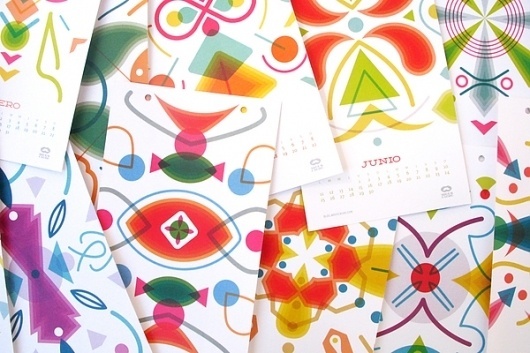 Mouscacho 2012 Calendar on the Behance Network #2012 #calendar