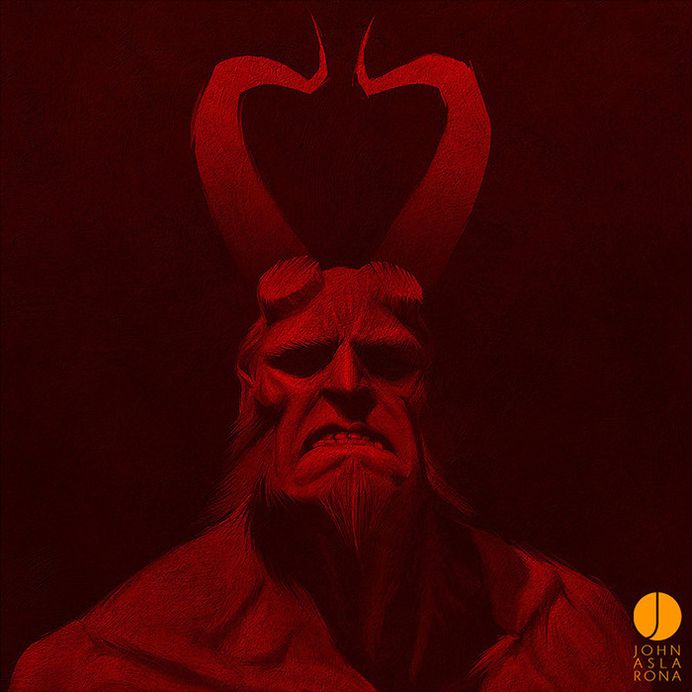 Hellboy by John Aslarona