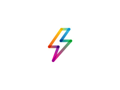 .. #thunder #logo #bolt #colorful