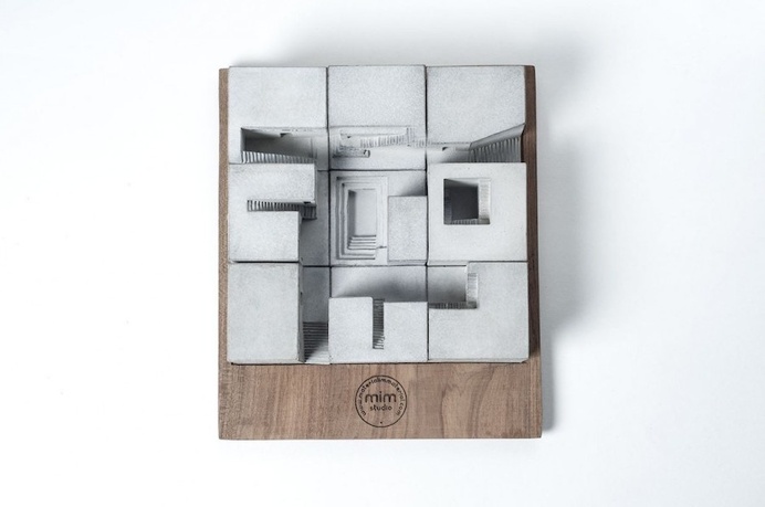 Miniature Concrete Buildings