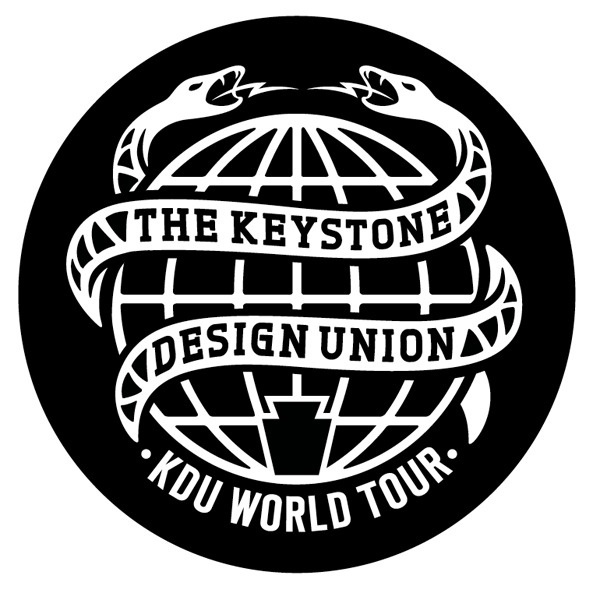 The KDU: The Keystone Design Union World Tour on Behance #union #logo #keystone #kdu