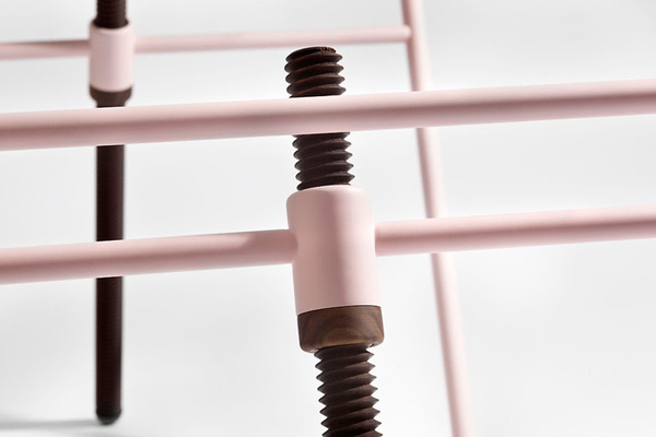 coordination berlin expands adjustable thread trestle tables #trestle