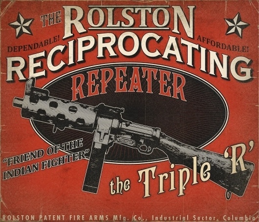 rolston_ad.jpg (1024×878) #weapons #steampunk #videogames #vintage #ephemera