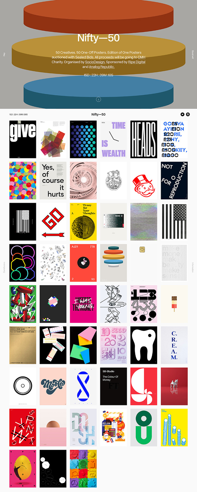 Nifty—50 by Socio Design #web #website