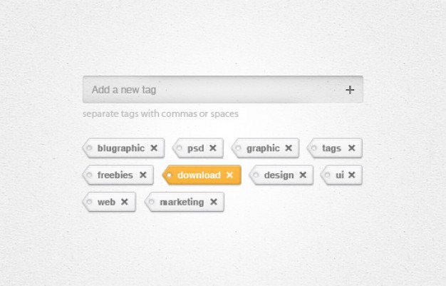 Tags addremove widget Free Psd. See more inspiration related to Tag, Tags, Add, Horizontal, Widget, Remove and Backend on Freepik.