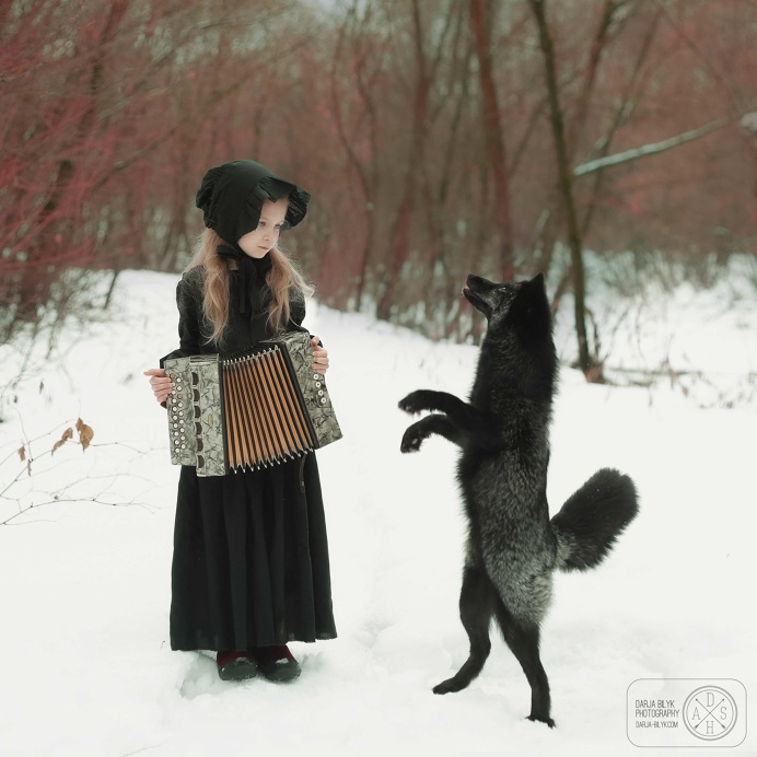 Fox Tales: New Portrait Series by Darja Bilyk