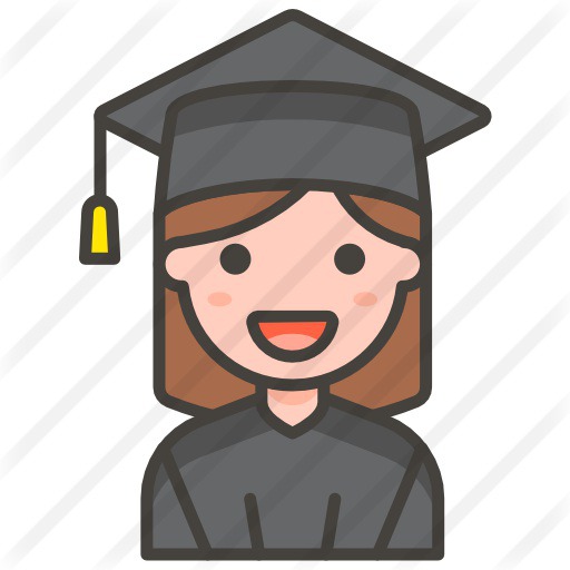 See more icon inspiration related to bachelor, professions and jobs, smileys, graduated, mortarboard, graduate, cap, education, user, student, graduation, girl, avatar and people on Flaticon.