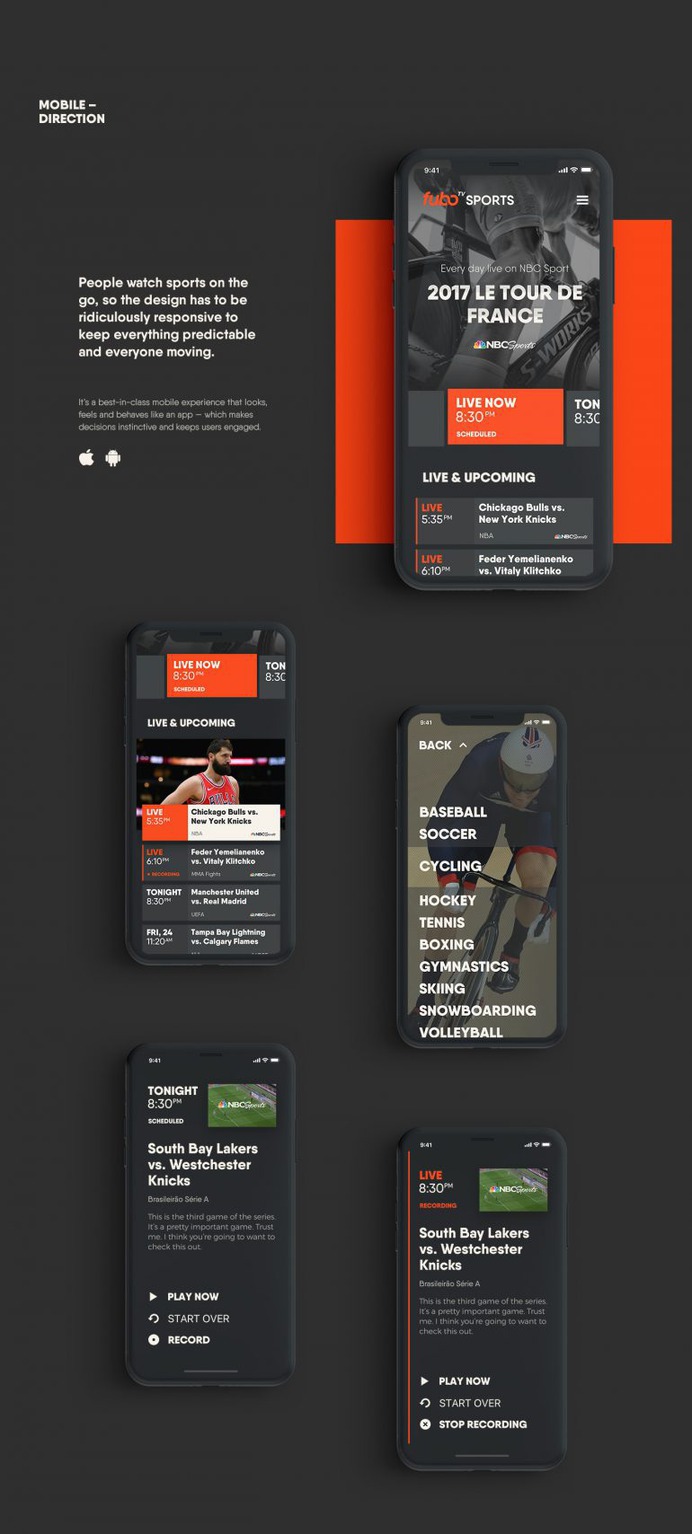 Fubo TV app – world's most popular sports streaming