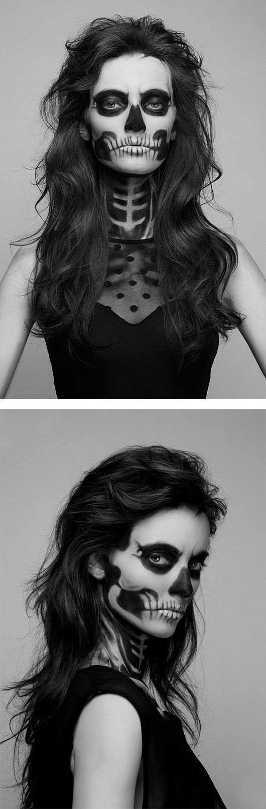 Skeleton Make-Up by Mademoiselle Mu – Inspiration Grid | Design Inspiration
