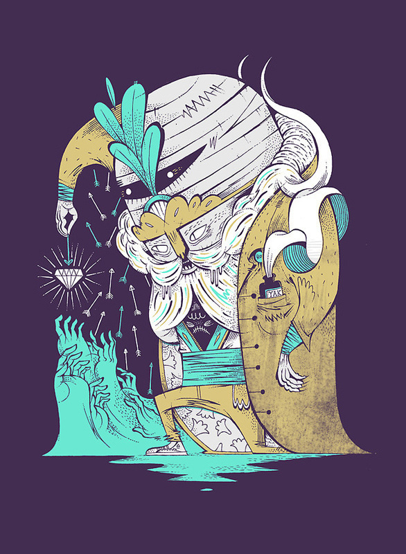 Redbubble art prints on Behance #illustration #print #awesome