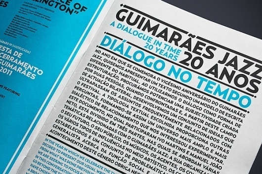 JAZZ 2011 JOURNAL on the Behance Network #editorial