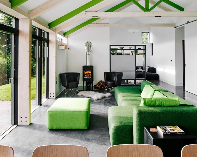 A Poultry Barn Converted into a Rural Holiday Home