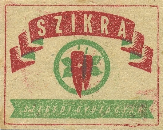 Hungarian matchbox label | Flickr - Photo Sharing! #matchbox #hungarian #vintage #label