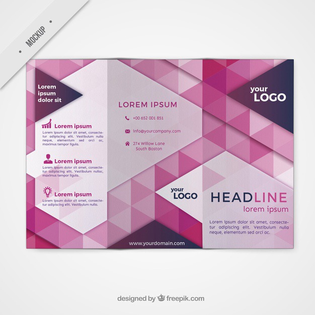 Trifold mockup in modern style Free Psd. See more inspiration related to Brochure, Flyer, Mockup, Business, Abstract, Template, Geometric, Shapes, Leaflet, Text, Flyer template, Stationery, Corporate, Mock up, Company, Modern, Booklet, Polygonal, Information, Geometric shapes, Trifold, Triangles, Abstract shapes, Low poly, Style, Up, Geometrical, Stylish, Low, Mock and Geometrical shapes on Freepik.