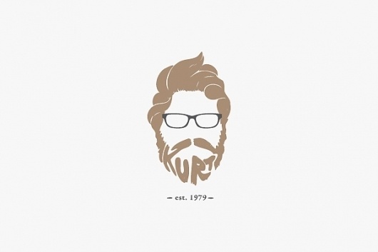 Logos on the Behance Network #logo #beard #face