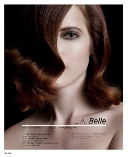 L.A Belle | Volt Café | by Volt Magazine #beauty #design #graphic #volt #photography #art #fashion #layout #magazine #typography