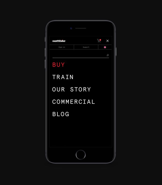 Wattbike app by Onwards