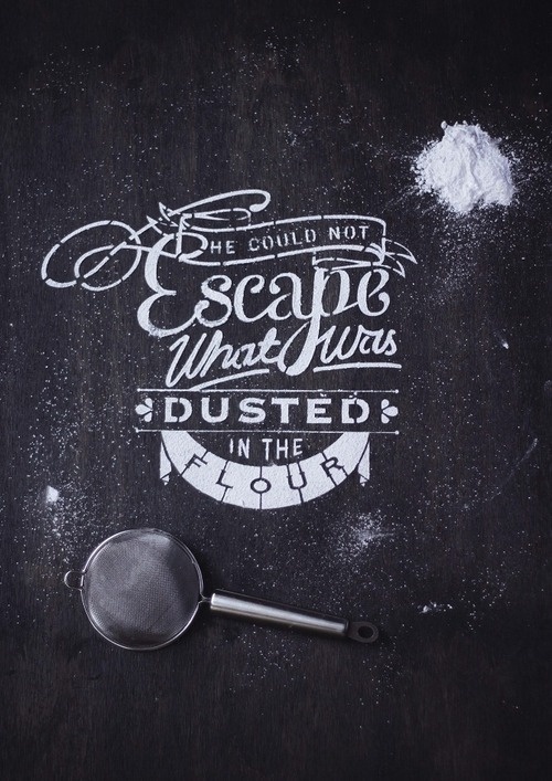 Typeverything.comType Delight by Nina Harcus. (via Moonsail) #flour