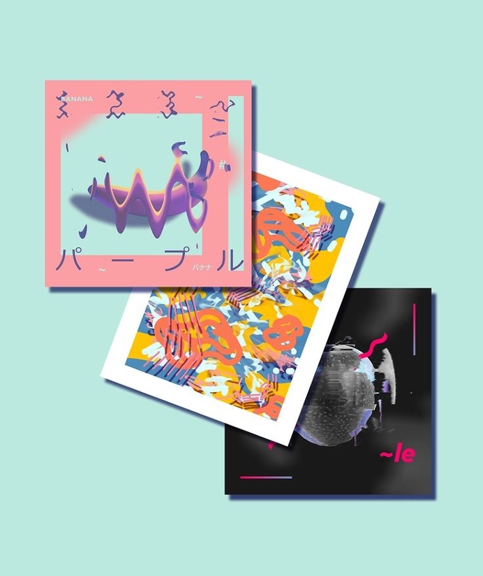 Glitch anything #leggo #abstract #glitch #cover #japan #fruits #apple #banana #colors