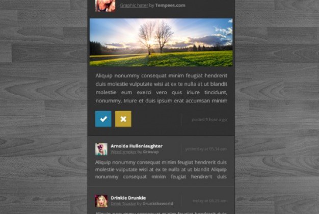 Dark status box social media site Free Psd. See more inspiration related to Social media, Box, Social, Flat, Media, Psd, Dark, Site, Horizontal, Status and Version on Freepik.
