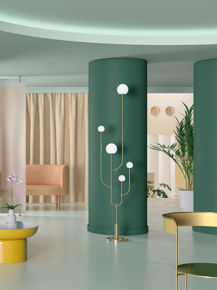 Seasons on Behance #3D #seasons #weather #colors #pastel #interior #design #decoration